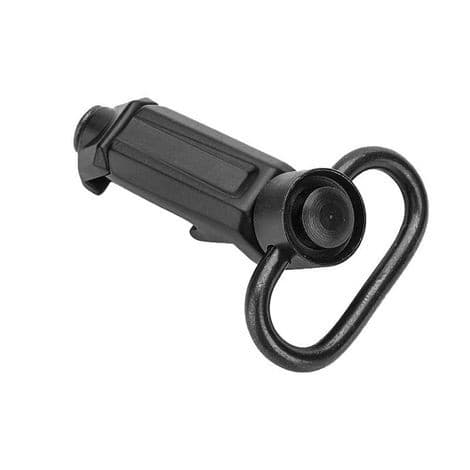 Zarelho Engate Rápido Lateral  Preto- Trilho de 22mm