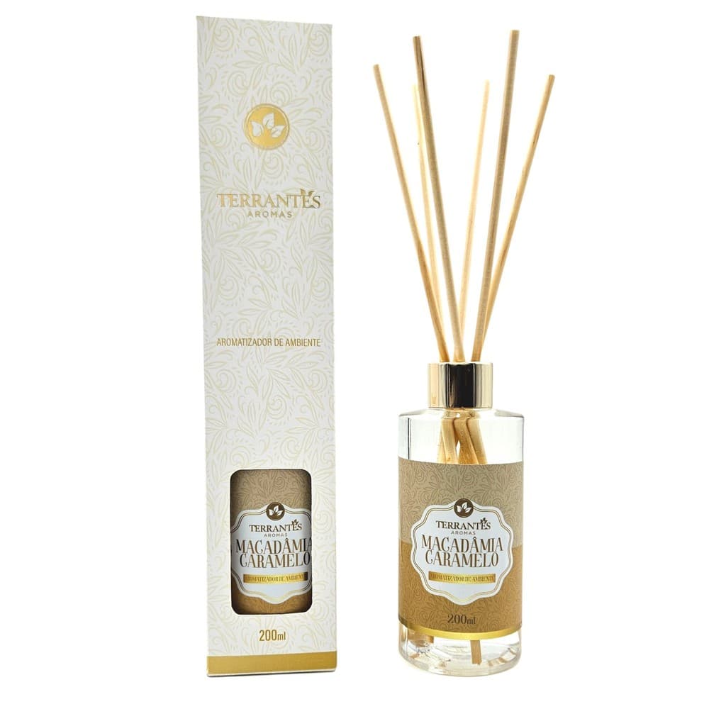 Aromatizador de Ambiente Macadâmia Caramelo Terrantês - 200 ml