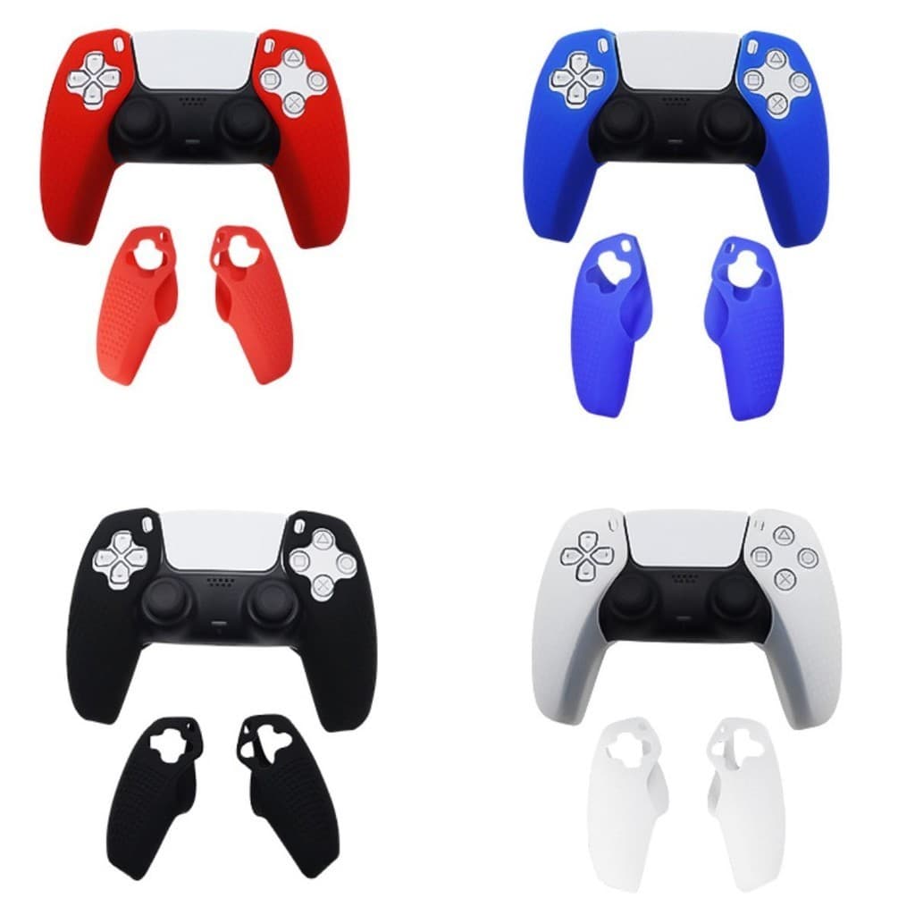 Capa Lateral Antiderrapante Relevo de Silicone Para Controle de Playstation 5 Ps5 Dualsense
