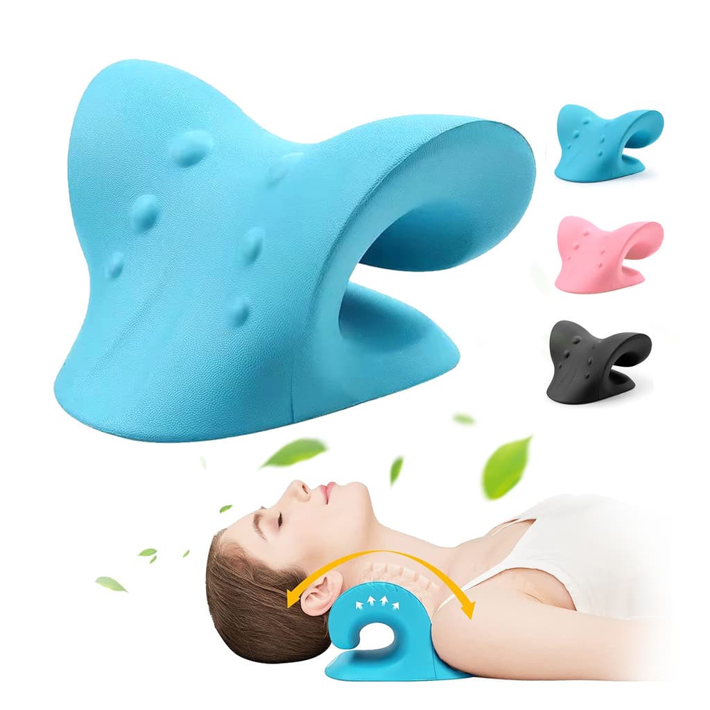 Travesseiro para Cervical Ajuda no Alívio da Dor Massageador Corporal Almofada Quiroprática Yoga