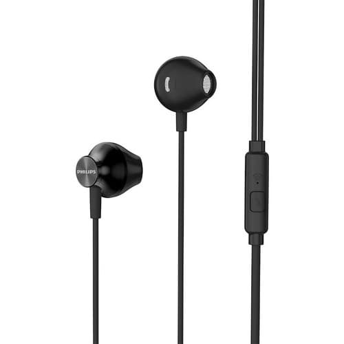 Fone De Ouvido Taue101bk/00 Com Microfone Philips Cor Preto