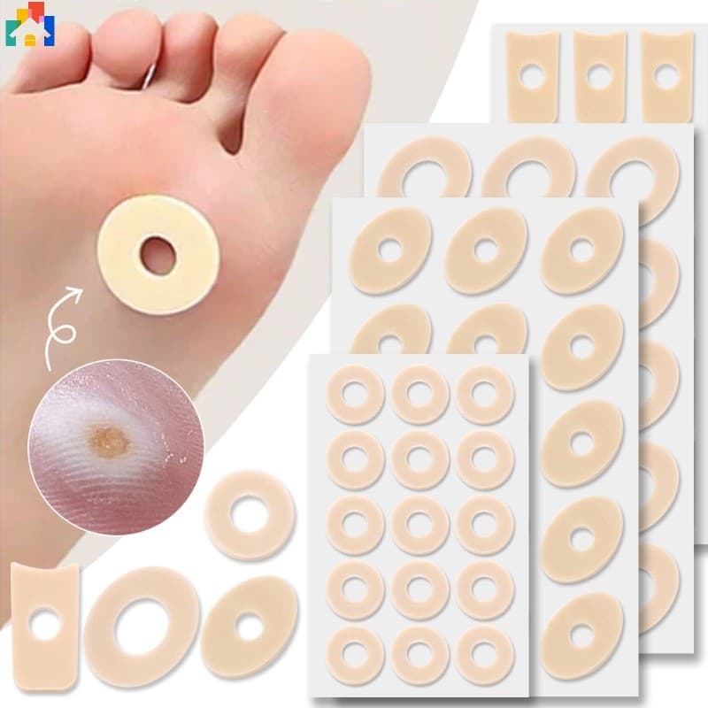 15 Pçs/Folha Almofada De Pé Suporta Protetor De Joanete Anti-Desgaste Adesivo Calo Almofadas Pedicure Ferramenta