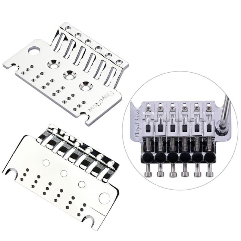 TO Sistema De Ponte Tremolo De Guitarra De 6 Cordas , Acessório De Instrumento Musical , Textura De Liga Para Melhorar A