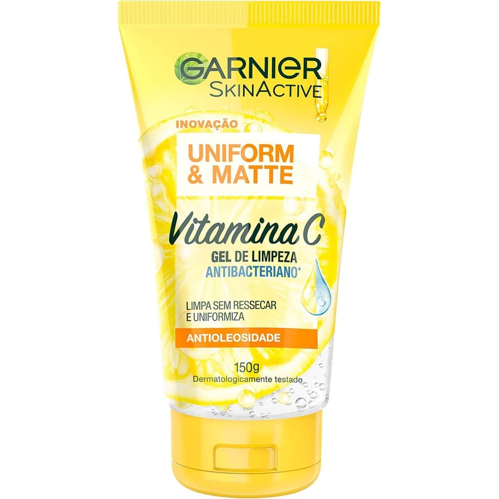 GEL DE LIMPEZA VITAMINA C UNIFORM &amp; MATTE GARNIER 150G
