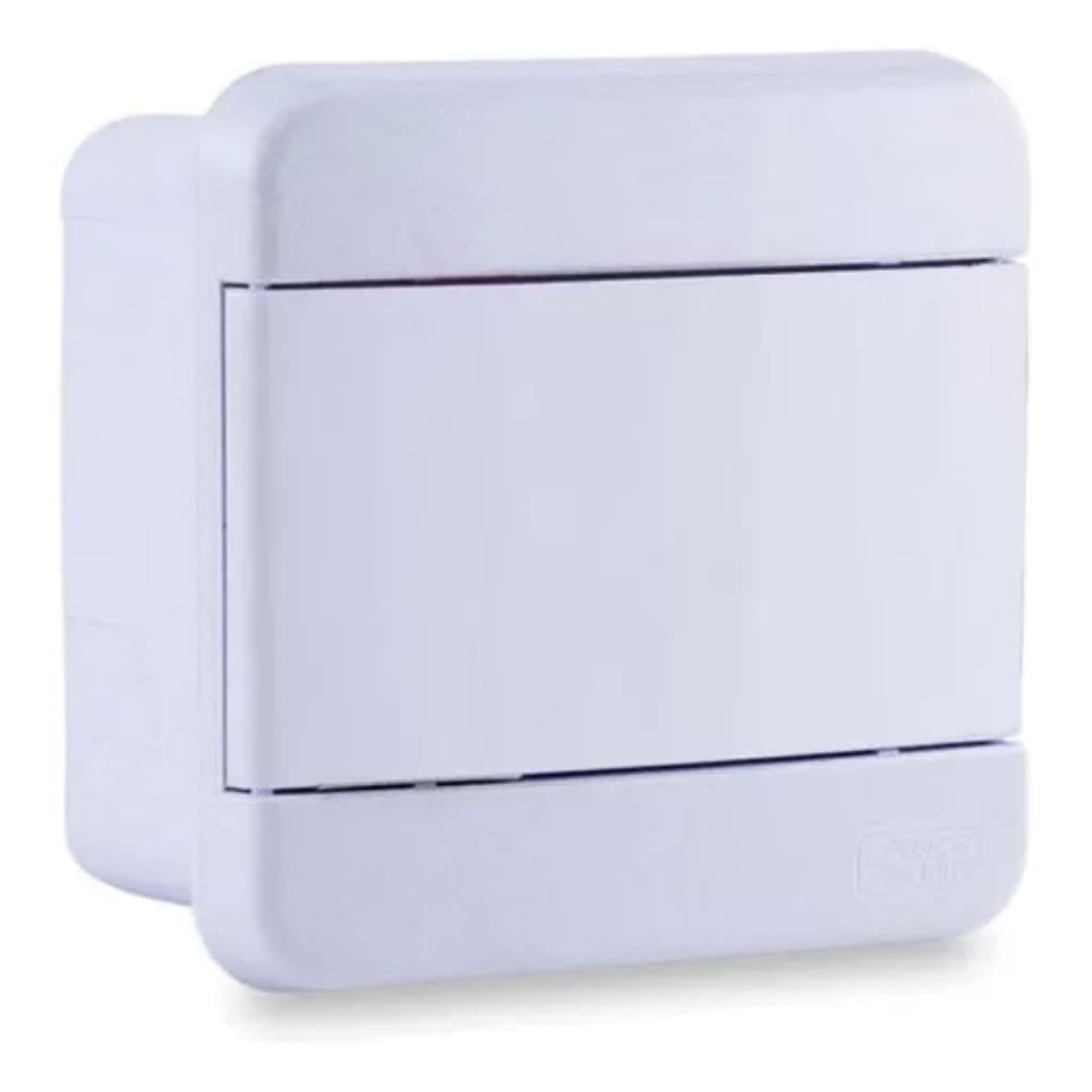 QUADRO DISTR.4 DISJ+BARRAMENTO DIN EMBUTIR
