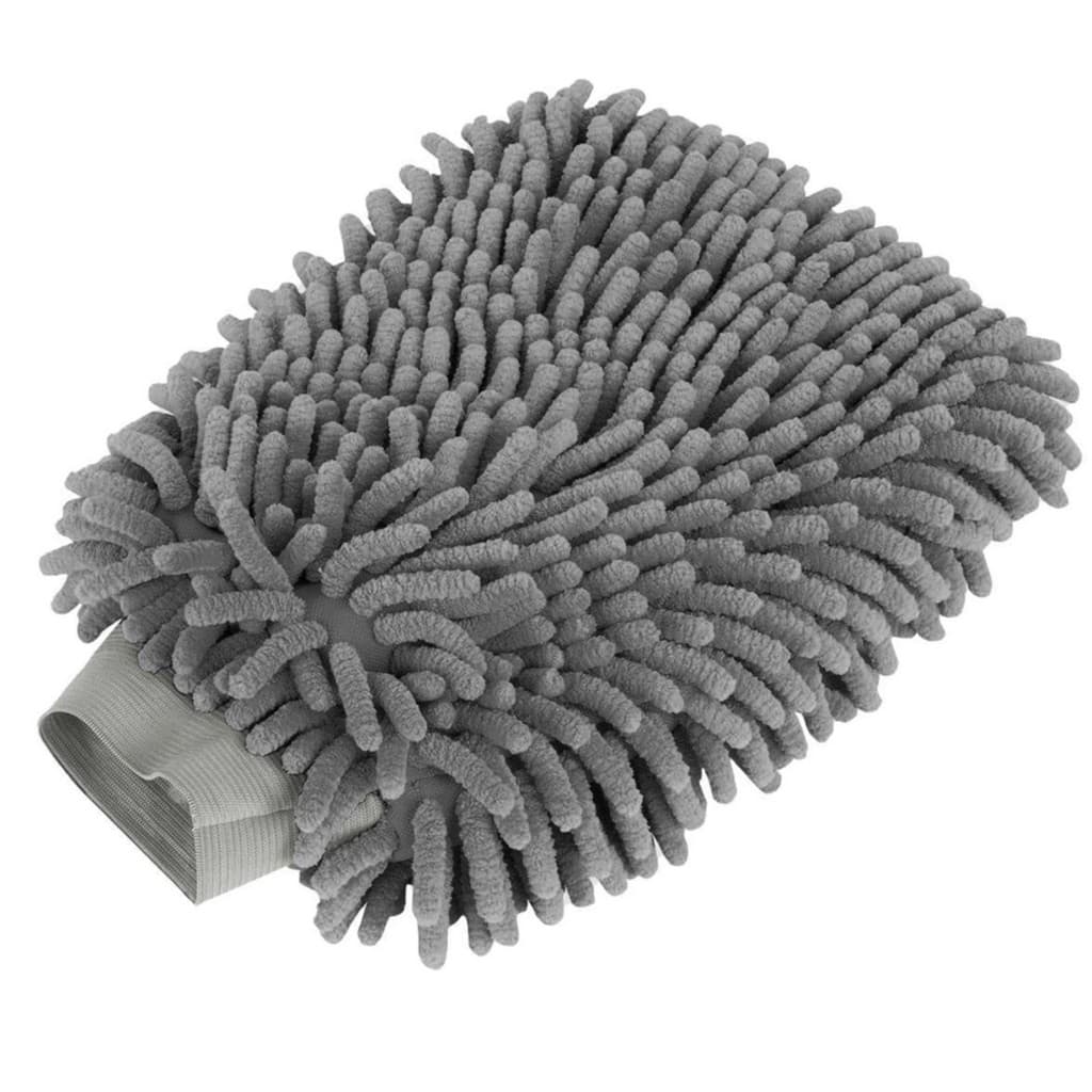 Luva par tirar pó De Microfibra macia Multiuso cinza Simplo