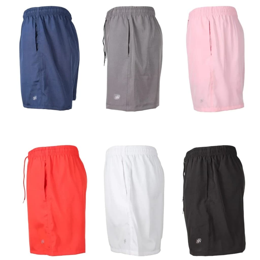 Short Masculino Verão Praia Bermuda Treino Academia Corrida Tactel Com Elastáno