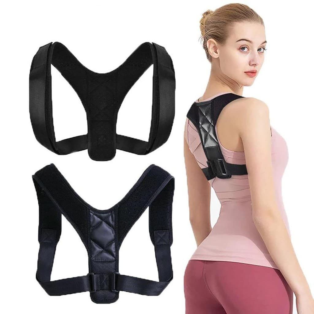 NovidadeCorretor Postural Suporte Ajustável Ombros Costas Coluna Unissex