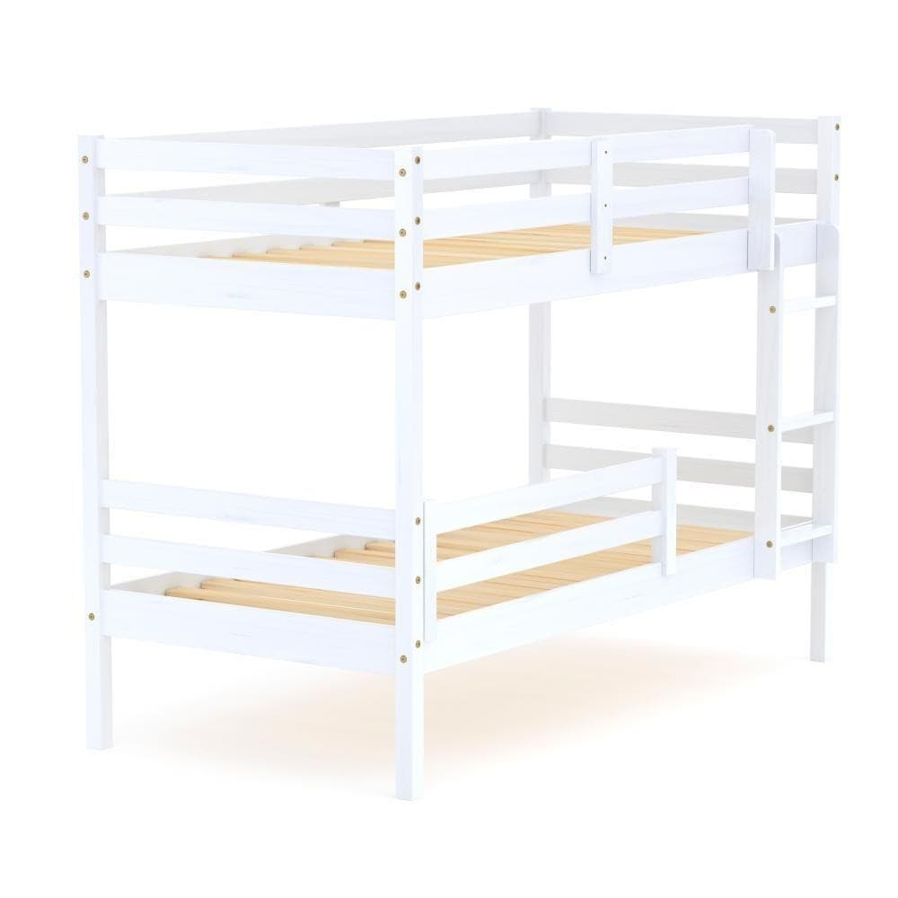Beliche Solteiro Slim Grade Proteção Madeira Branco
