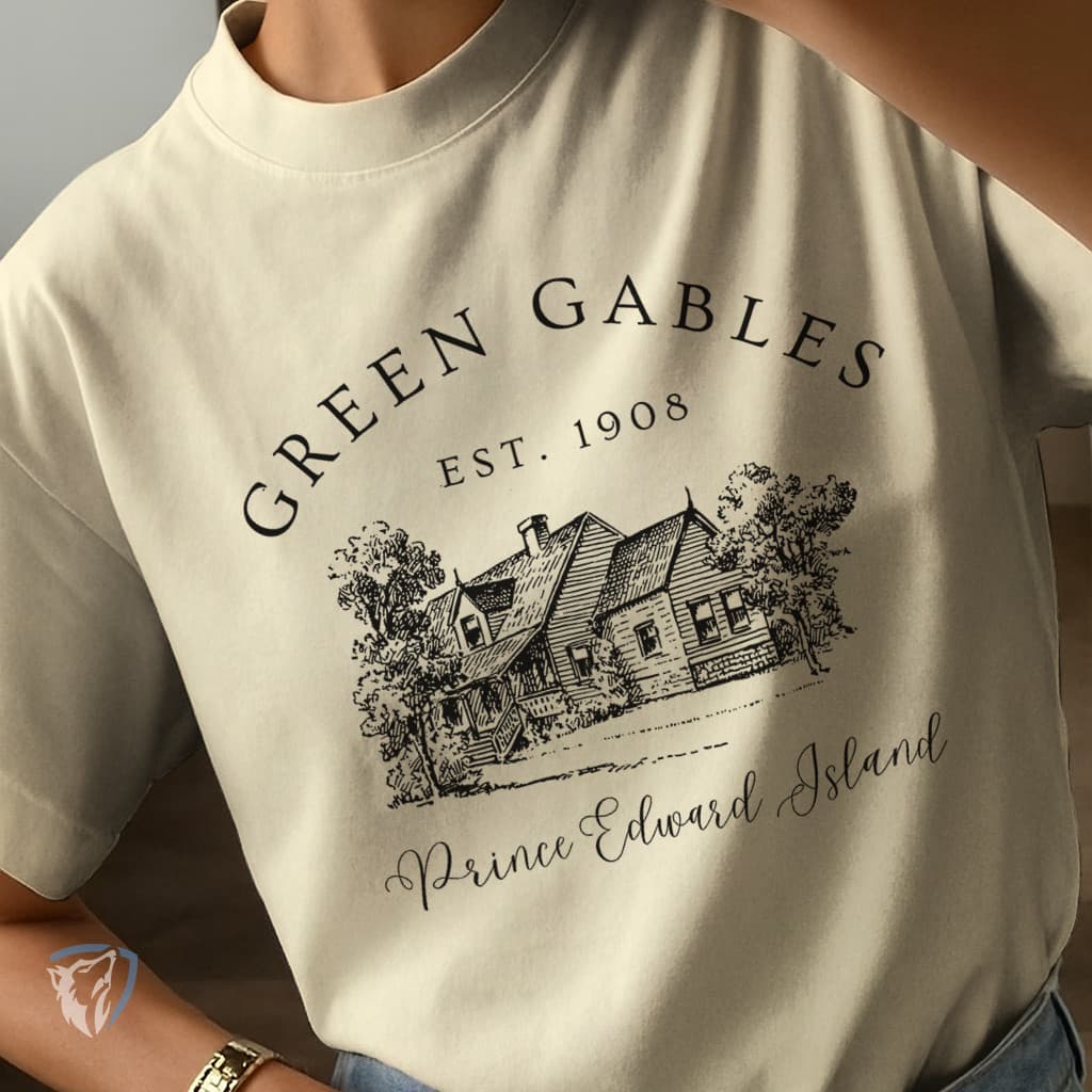 Camiseta Green Gables 1908 | Serie Anne with an E Premium | Referência a Anne Shirley