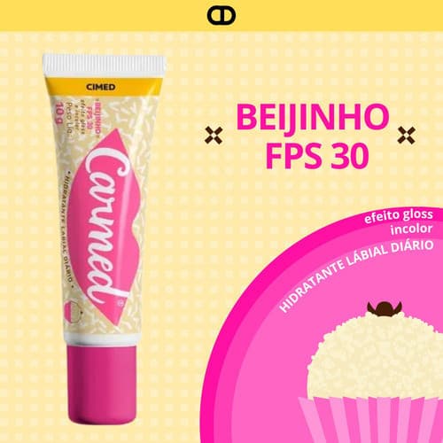 Carmed Hidratante Labial Bff Beijinho Fps 30
