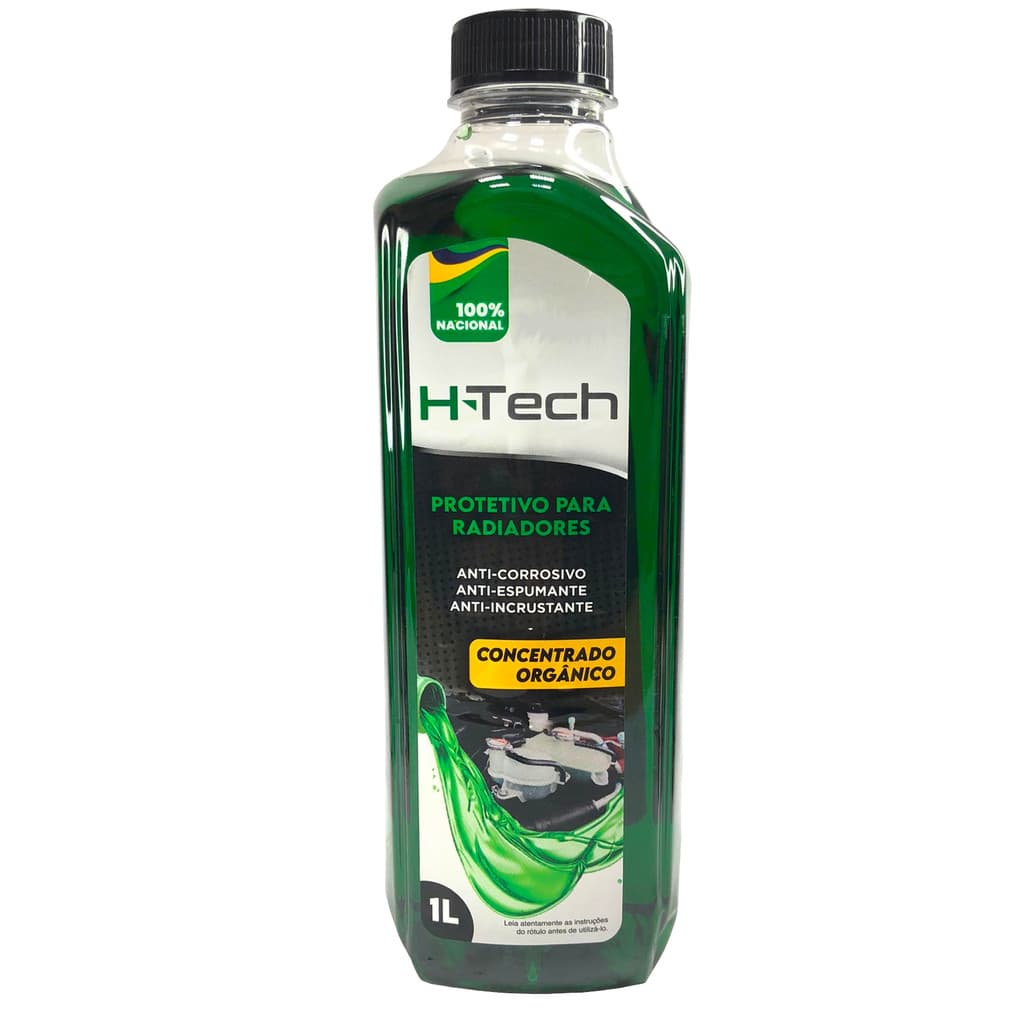 Aditivo Protetivo Concentrado Orgânico Para Radiador Hitech 1 Litro Verde
