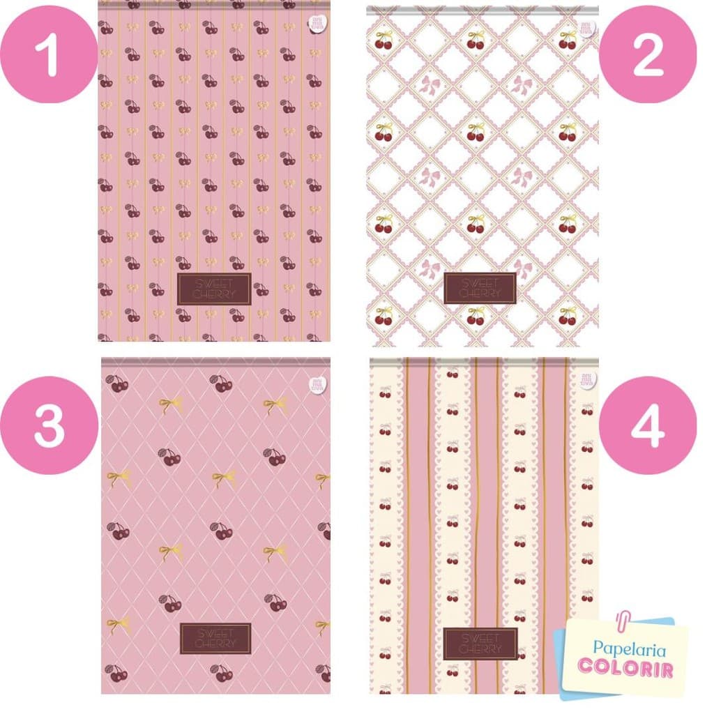Bloco Vertical Sweet Cherry com Cheirinho - Animativa