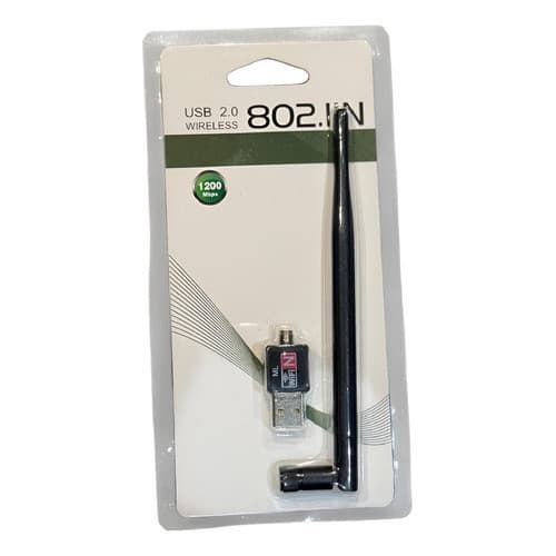 Wifi Usb 2.0 Adaptador Com Antena 6dbi  900 Mbps
