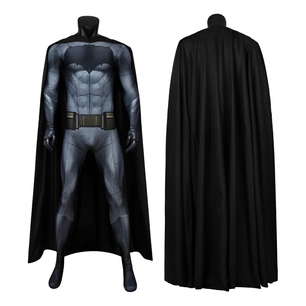 Fantasia Batman Ben Affleck Cosplay Traje Luxo Com Capa