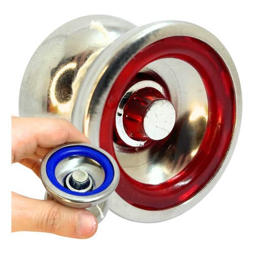 Super Yoyo Ioio Yo-yo Ioiô Profissional Alumínio Rolamento Brinquedo Divertido Aço inoxidável Super Resistente e Pesado