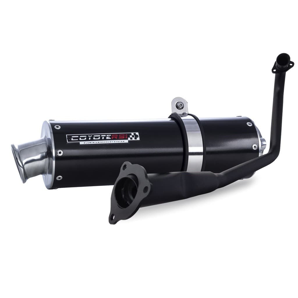 Escape / Ponteira Coyote RS1 Alumínio Redondo - CG 150 Titan / Fan ESDi/EX ano 2009 até 2013 - Honda