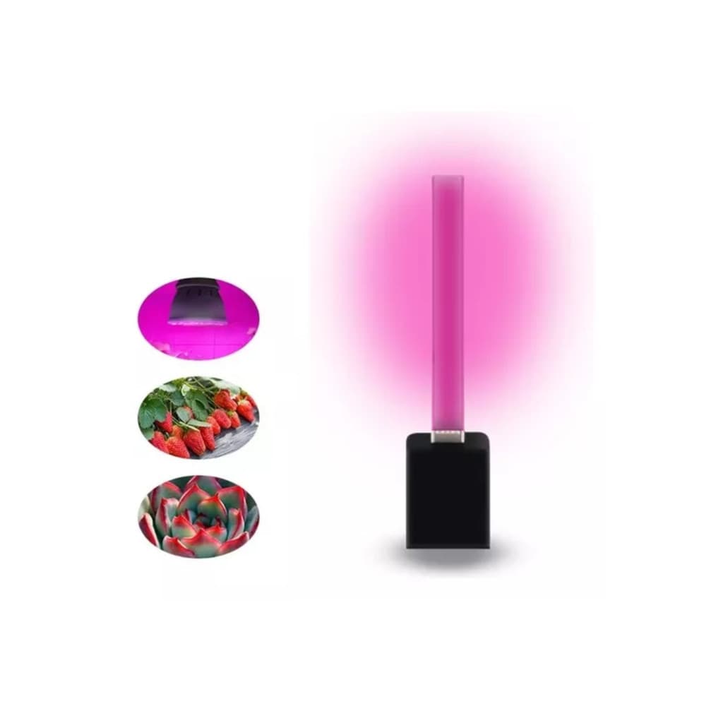 Luminária LED GROW Mini USB  -  Aproveite a Luz Solar Que Está Luminária Fornece Para Desenvolver Suas Plantas