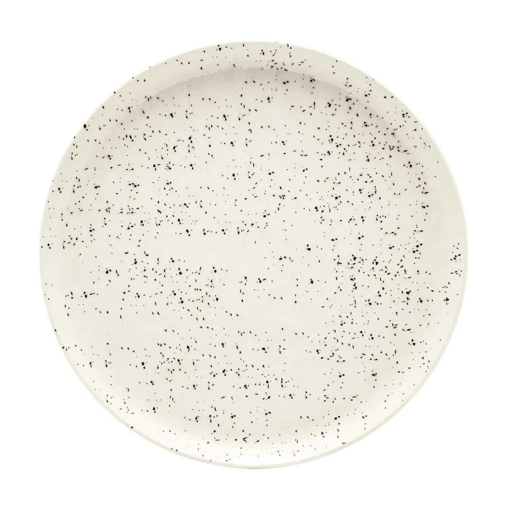 Prato Raso Em Cerâmica Flat Chuvisco 26cm Oxford