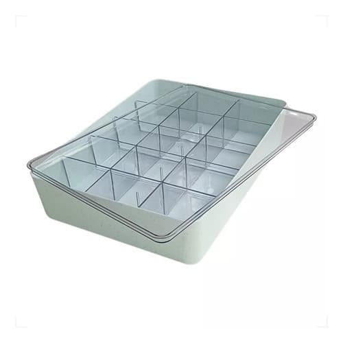 Caixa Organizadora Multiuso C/ Divisórias Tampa Grande 6,3l