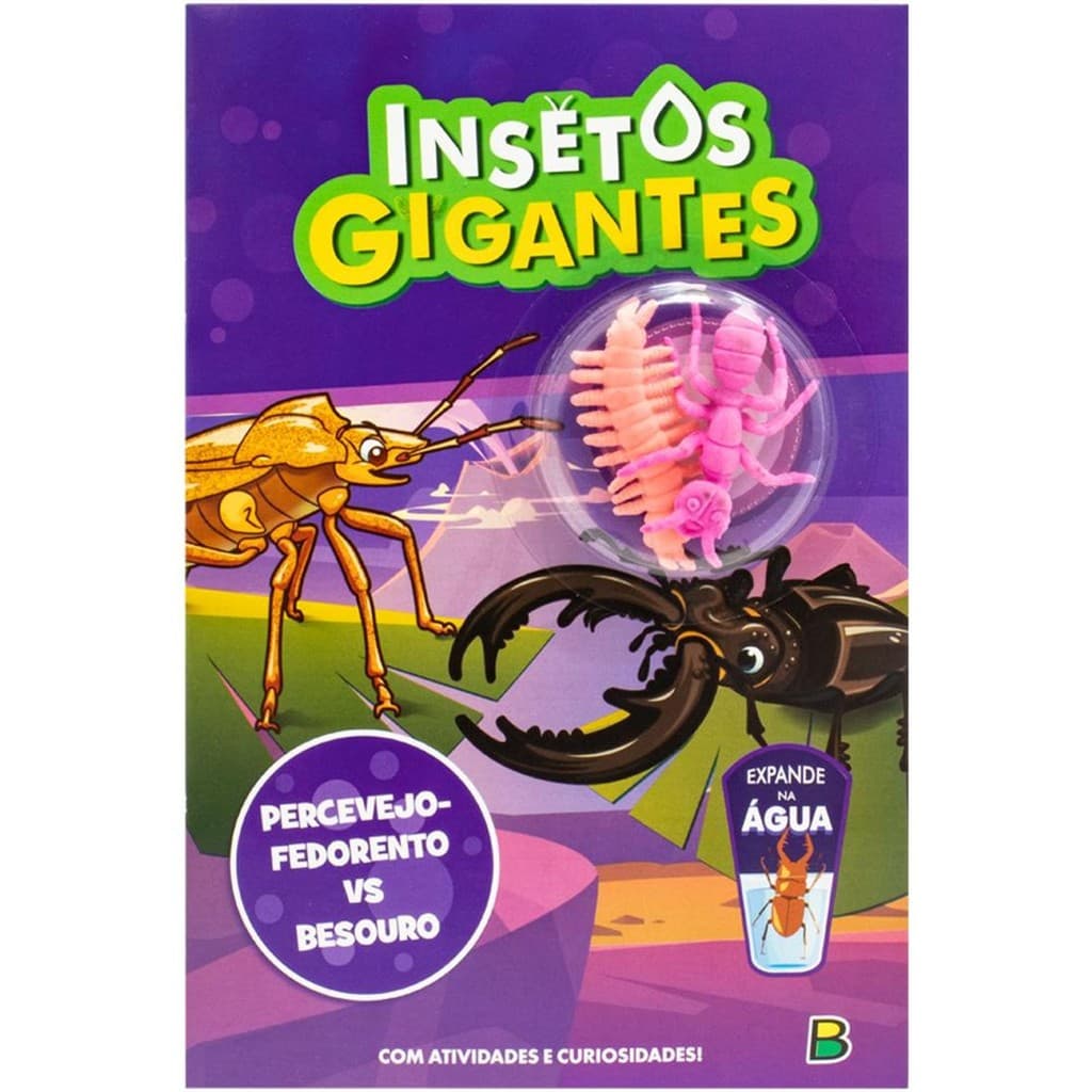 Insetos Gigantes - Livro De Atividades: Percevejo-Fedorento VS Besouro