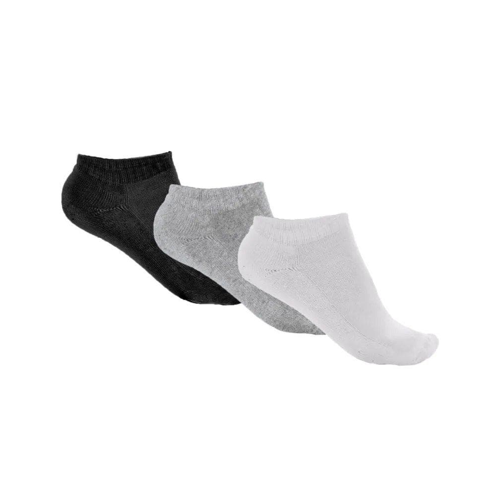 Kit 3 Pares de Meias Cano Curto Masculinas Algodão Mirante