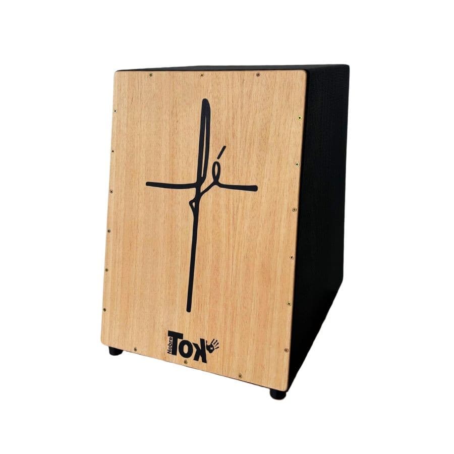 Cajon Acústico Nobre Tok Estampado Fé