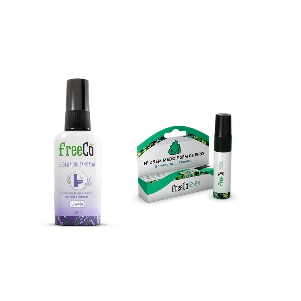Bloqueador de Odores FreeCô Lavanda 60 ml + 1 Original 15 ml