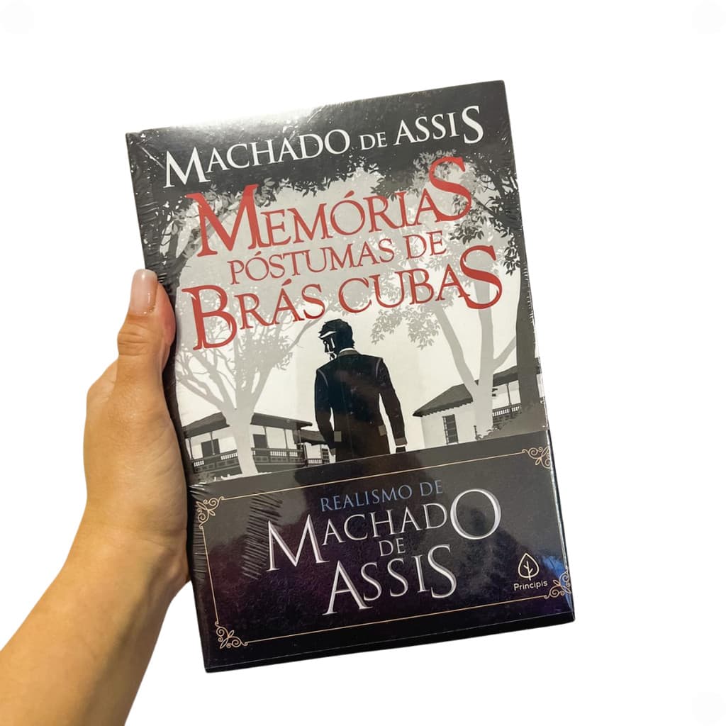 Coleção Realismo de Machado de Assis - Brás Cubas Dom Casmurro Quincas Borba 3 livros