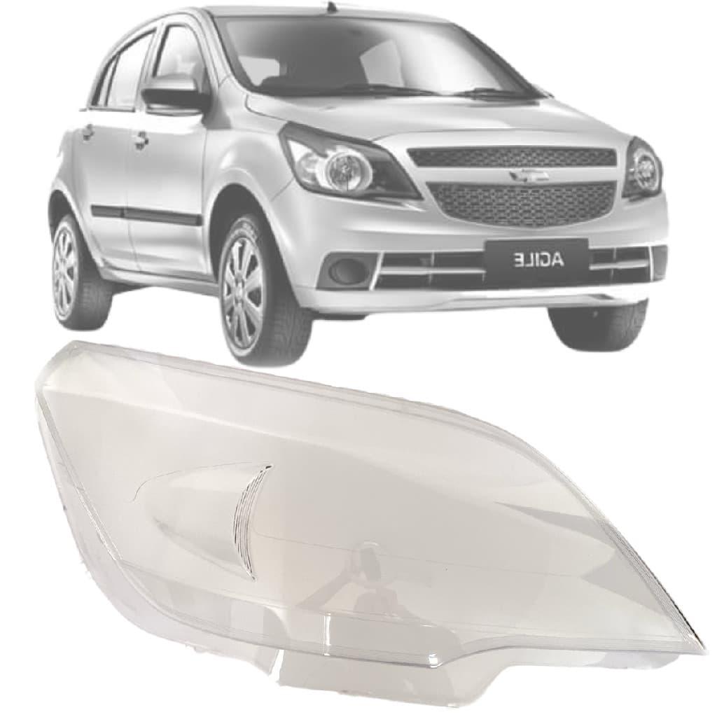 LENTE FAROL AGILE  MONTANA 2009 2010 A 2013 LADO DIREITO