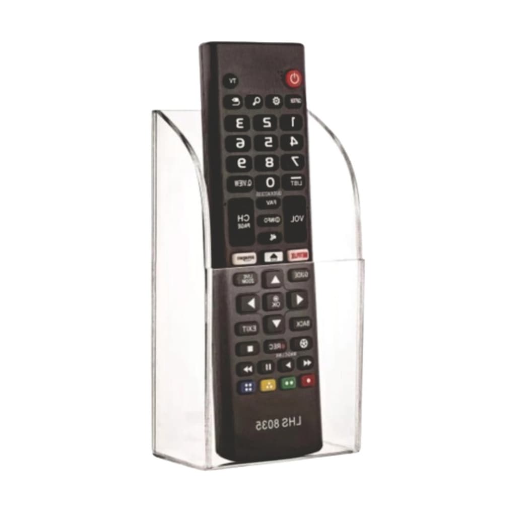 Suporte 1 Controle Remoto, Ar, Tv,  Home,  Em Acrílico