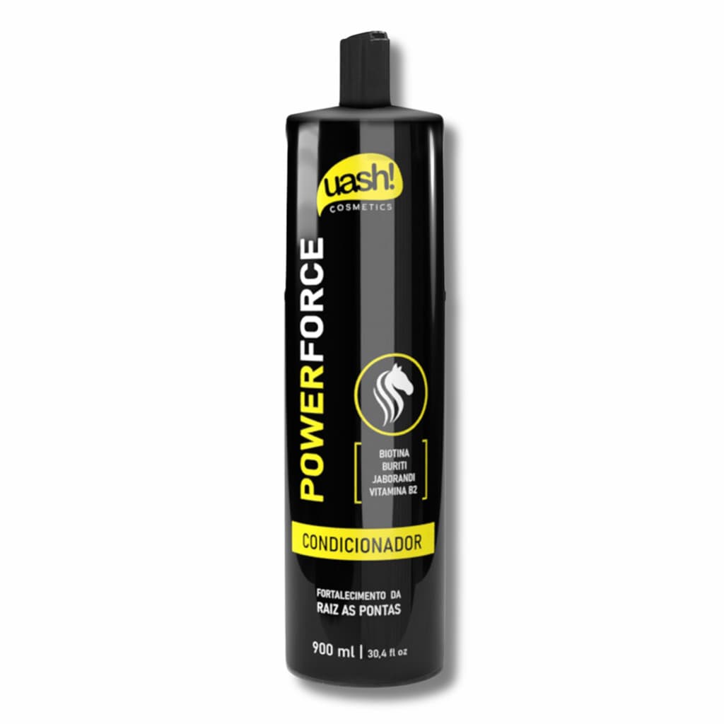 Condicionador Uash Powerforce 900ml Fortalece Raiz As Pontas