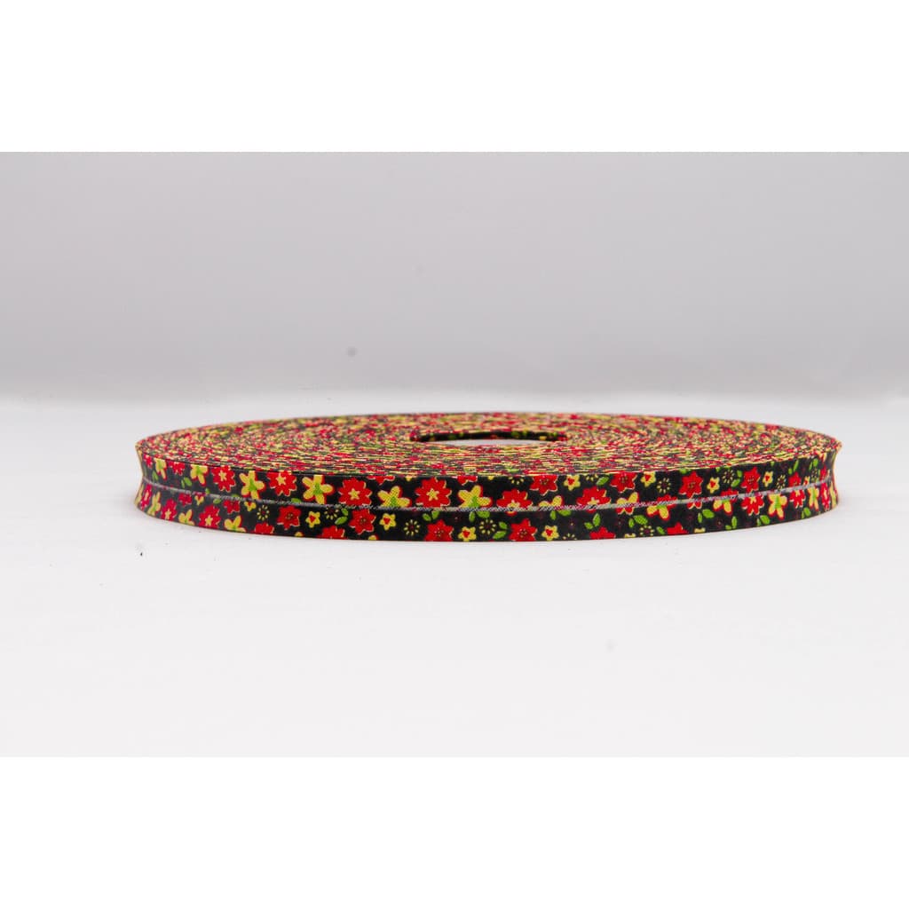 Viés Florido Estampado 50m X 15mm 100% Algodão