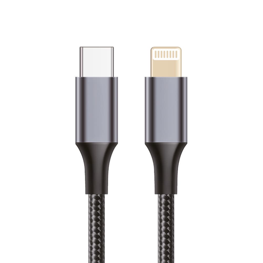 Cabo para Iphone USB-C Lightning 3m 30W Carregamento Rápido Nylon Reforçado Para Iphone 11 12 13 14