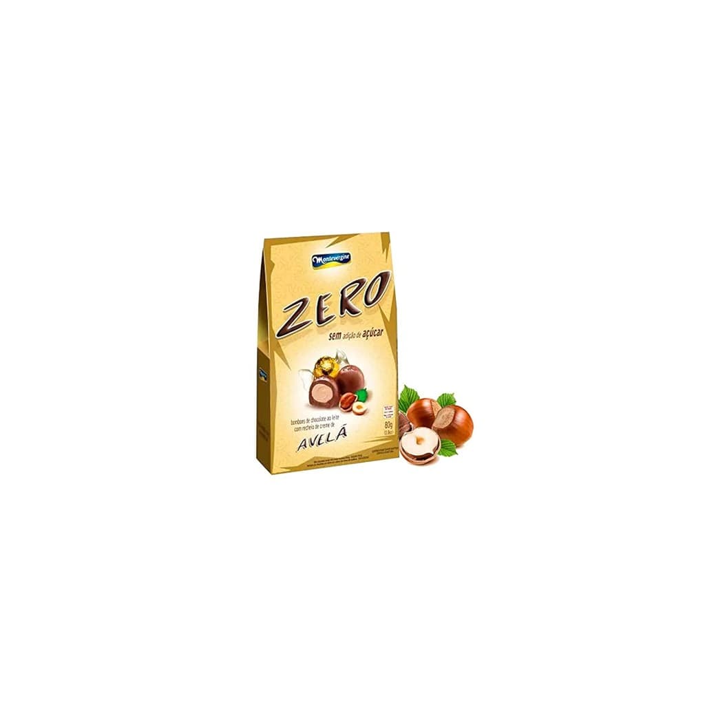 Bombom  De Chocolate Ao Leite Zero Açucar 80g Montevérgine