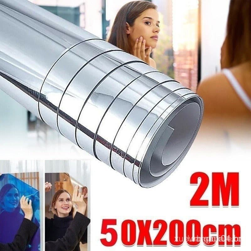 Espelho de parede adesivo de acrílico macio DIY, fácil de usar e material macio, espelho de corpo inteiro, 1 peça 4512 C