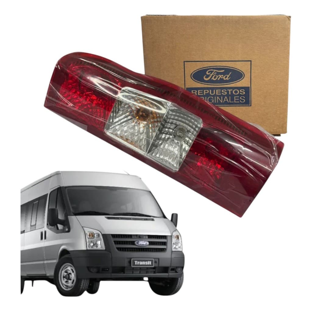 Lanterna Traseira Ld S/lampada Ford Transit 08/13 - Original Direito/passageiro Vermelho-6C1113451AA