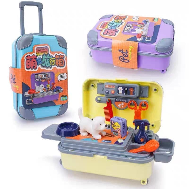 Conjunto de Brinquedos para Meninos e Meninas Brincarem de Casa, Organizar Brinquedos