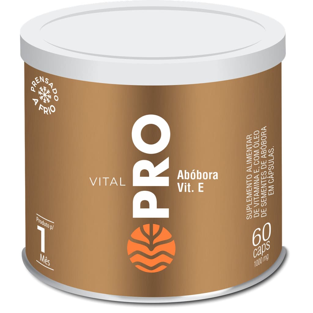 Vital Pro Vitamina E Com Óleo De Sementes de Abóbora 1000mg