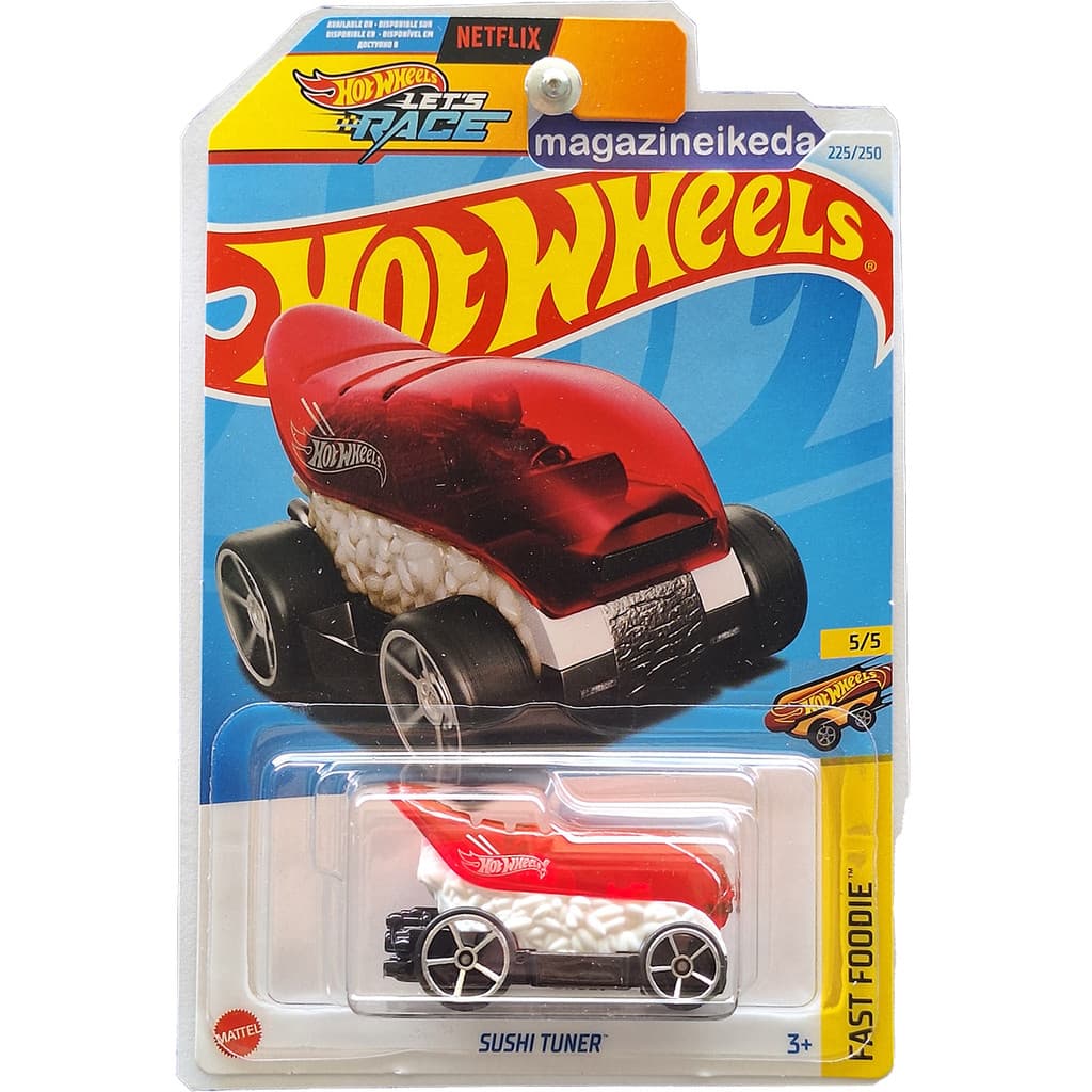 Carro Hot Wheels SUSHI TUNER HRY88 Branco FAST FOODIE