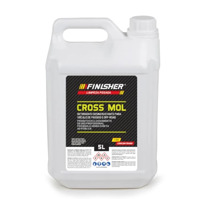 Cross Mol Finisher Shampoo Automotivo Limpeza Pesada 5L