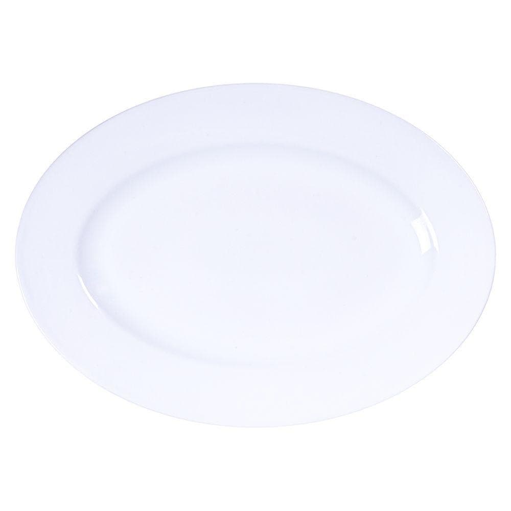 Travessa Oval Tramontina Maria Augusta Em Porcelana 40x29 Cm