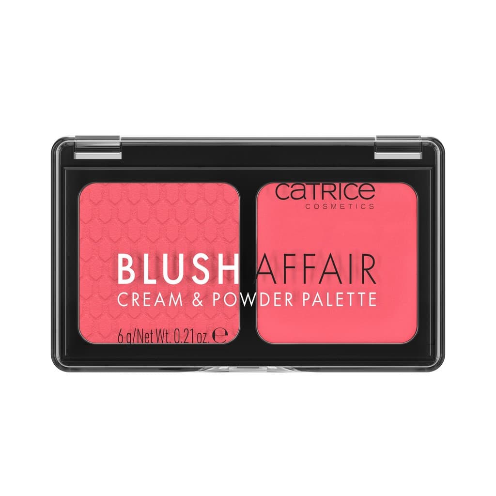 Paleta de Blush creme e pó Catrice Blush Affair