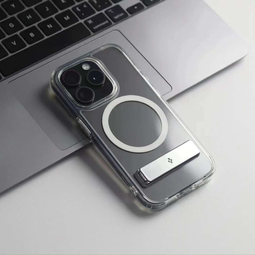 Spigen Kickstand Cristal iPhone 17 Pro max Anti Amarelecimento Magentic Caso Transparente 16 15plus 14 13 12Pro