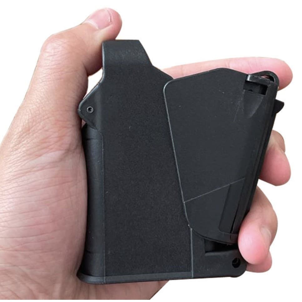 1 Carregador de universal 9mm-45ACP, carrega mias rápido ,carregador para mais facil