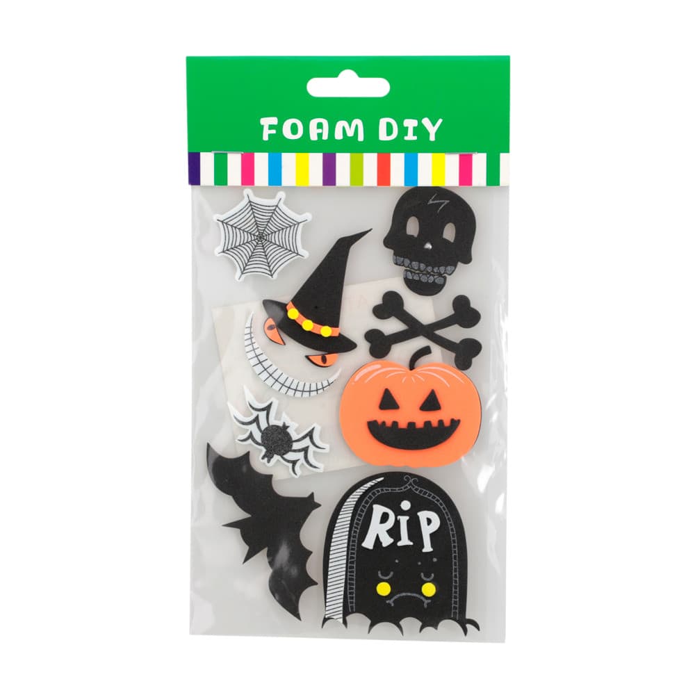 Autocolante Halloween Decoração Assustadora 12 unidades