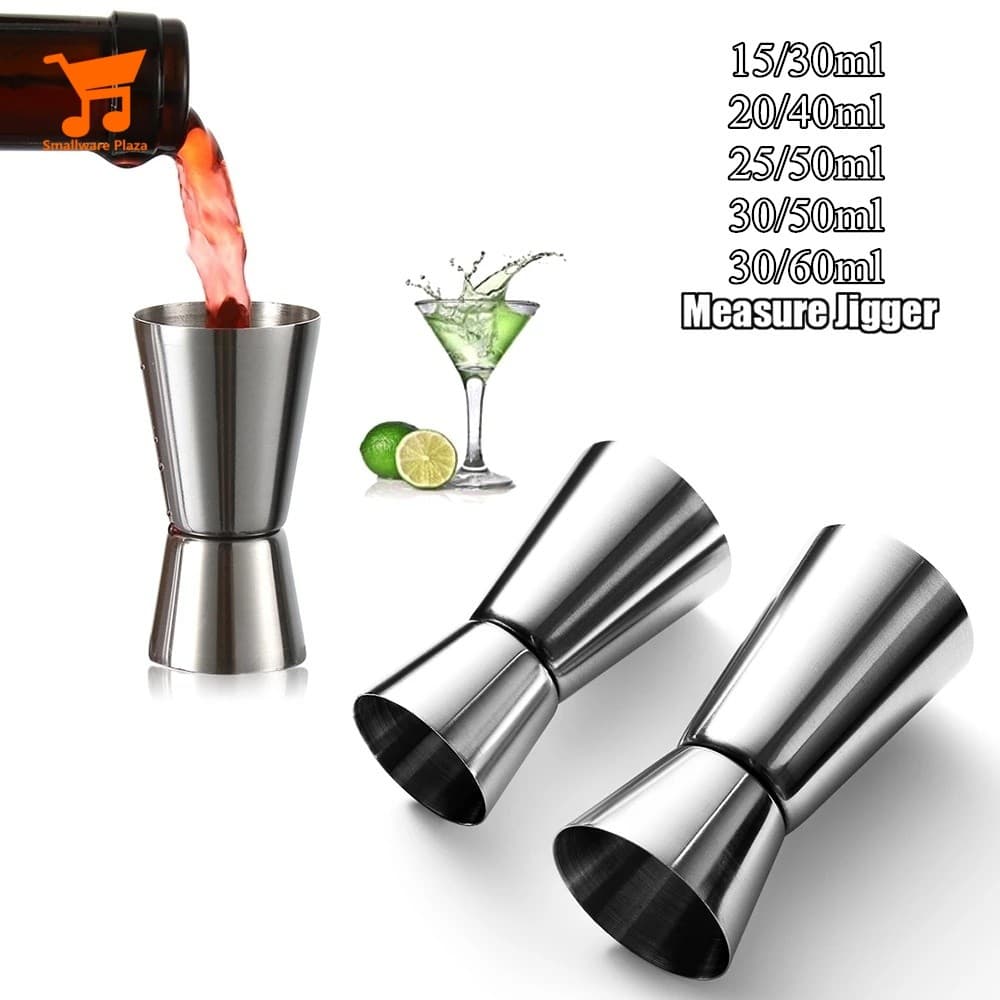 15/30 20/40 25/50 30 60 Copo Medidor De Coquetel Duplo De Aço Inoxidável Jigger De Dupla Face Para Bartender Home Bar Pa