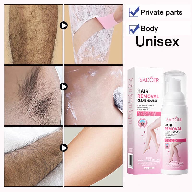 Removedor Permanente De Pelos , spray De Remoção Partes Íntimas , Covinhas De Axilas , Creme Depilatório Para Homens E M