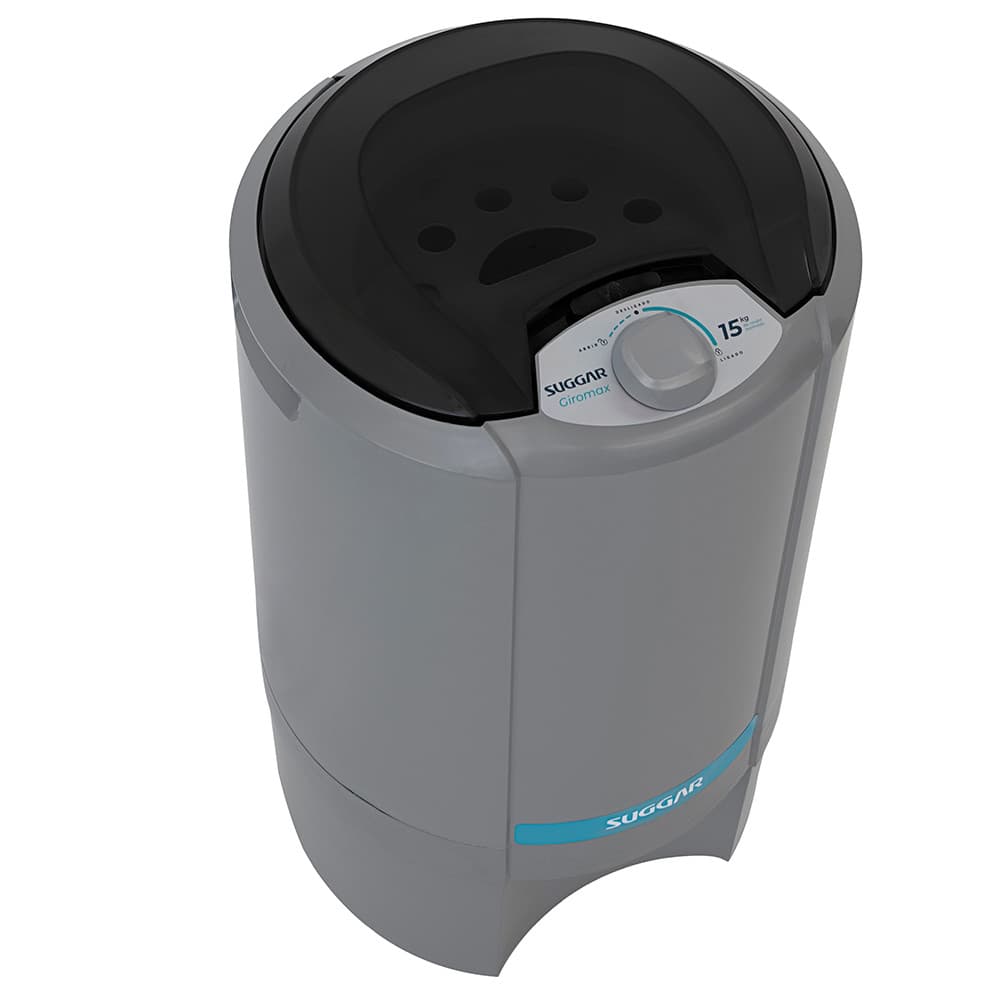 Centrifuga De Roupas Giromax 15Kg CT1502PR Prata Suggar 220V