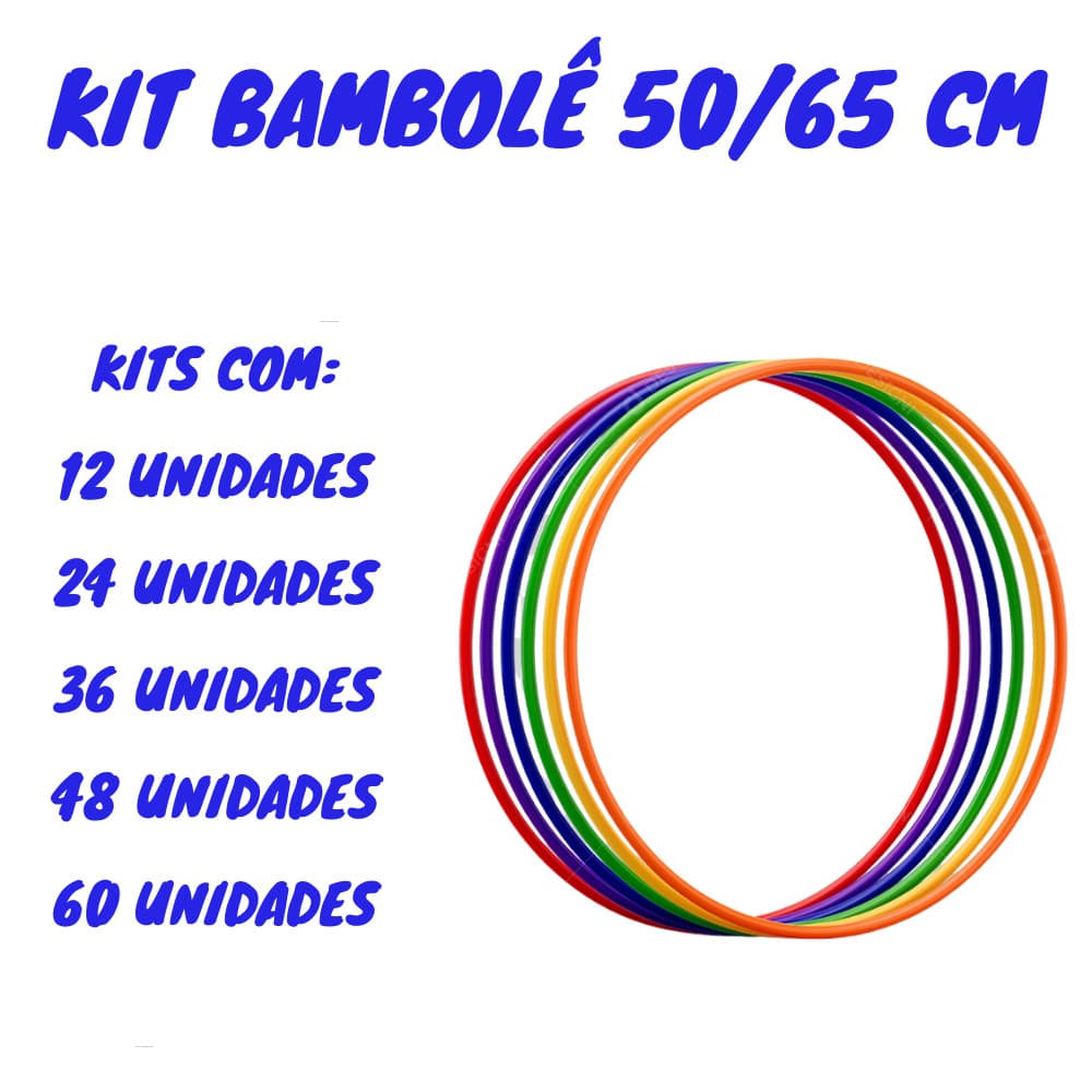 Kit Bambolê infantil 50 cm 65cm Fitness brinquedo ar livre Promoção A Pronta Entrega